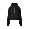 PanicThreads Co. Cropped Half-Zip Hoodie