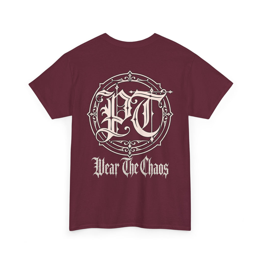 Wear The Chaos Graphic Tee — Gothic Logo Back Print