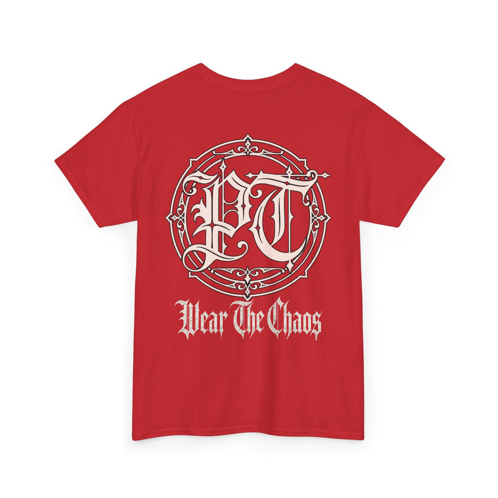 Wear The Chaos Graphic Tee — Gothic Logo Back Print