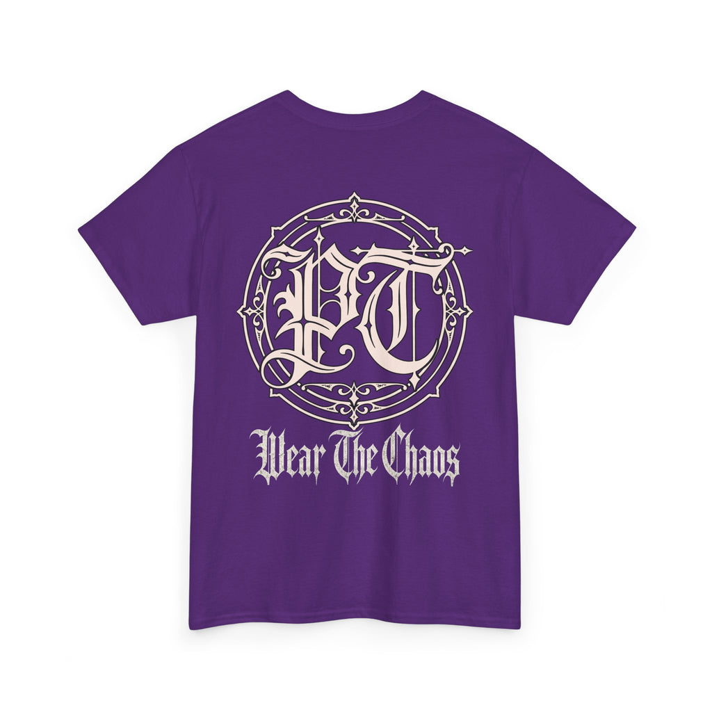 Wear The Chaos Graphic Tee — Gothic Logo Back Print