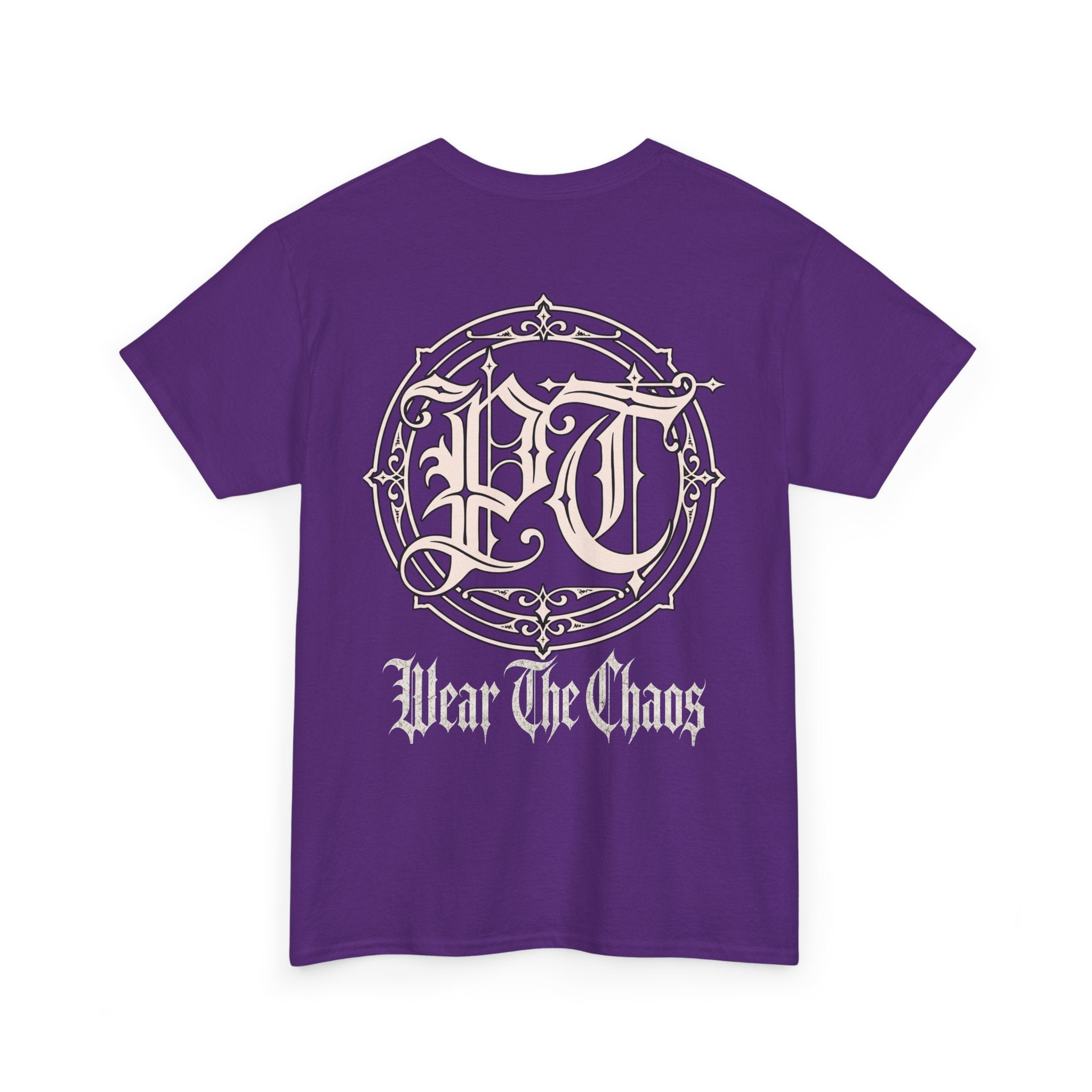 Wear The Chaos Graphic Tee — Gothic Logo Back Print