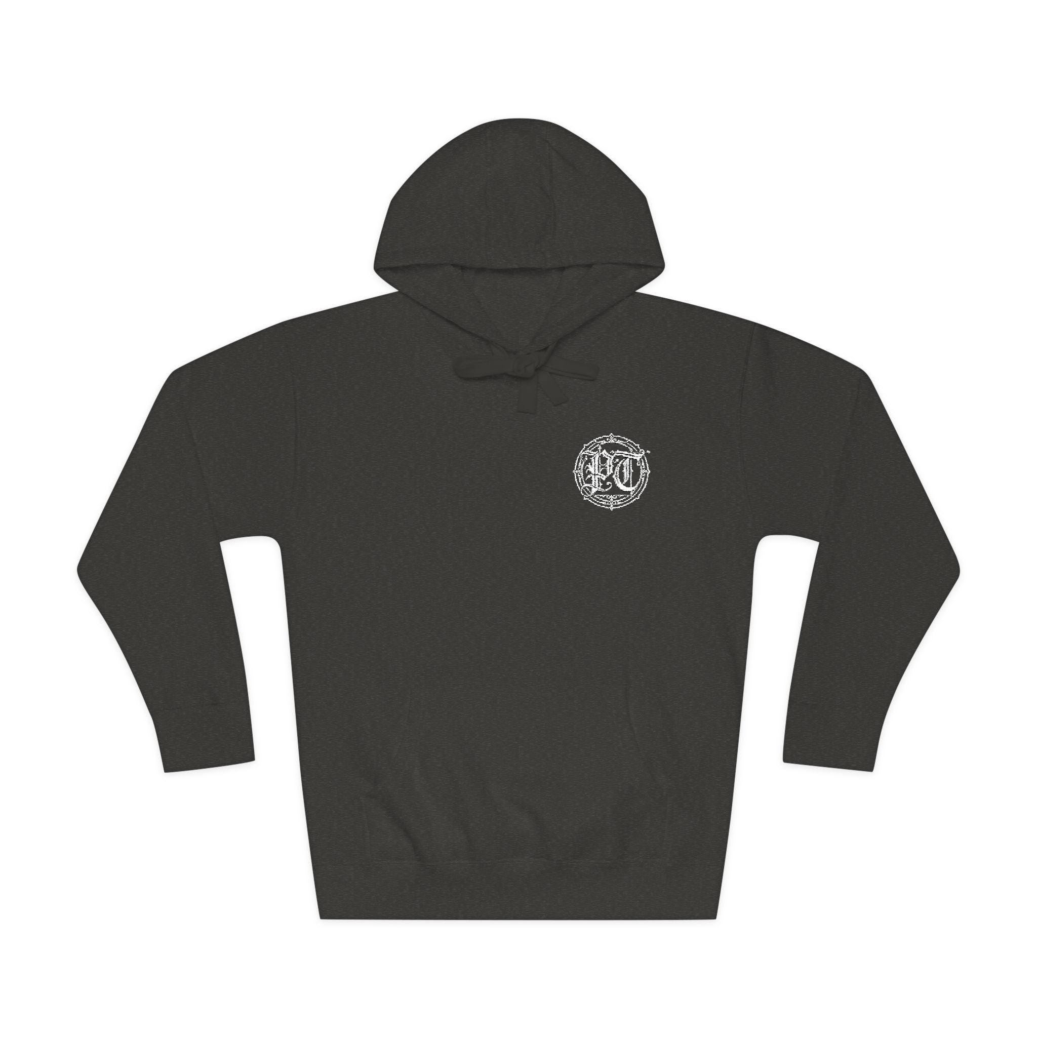 Vintage PanicThreads Hoodie — Small Chest Emblem, Cozy Fleece Pullover