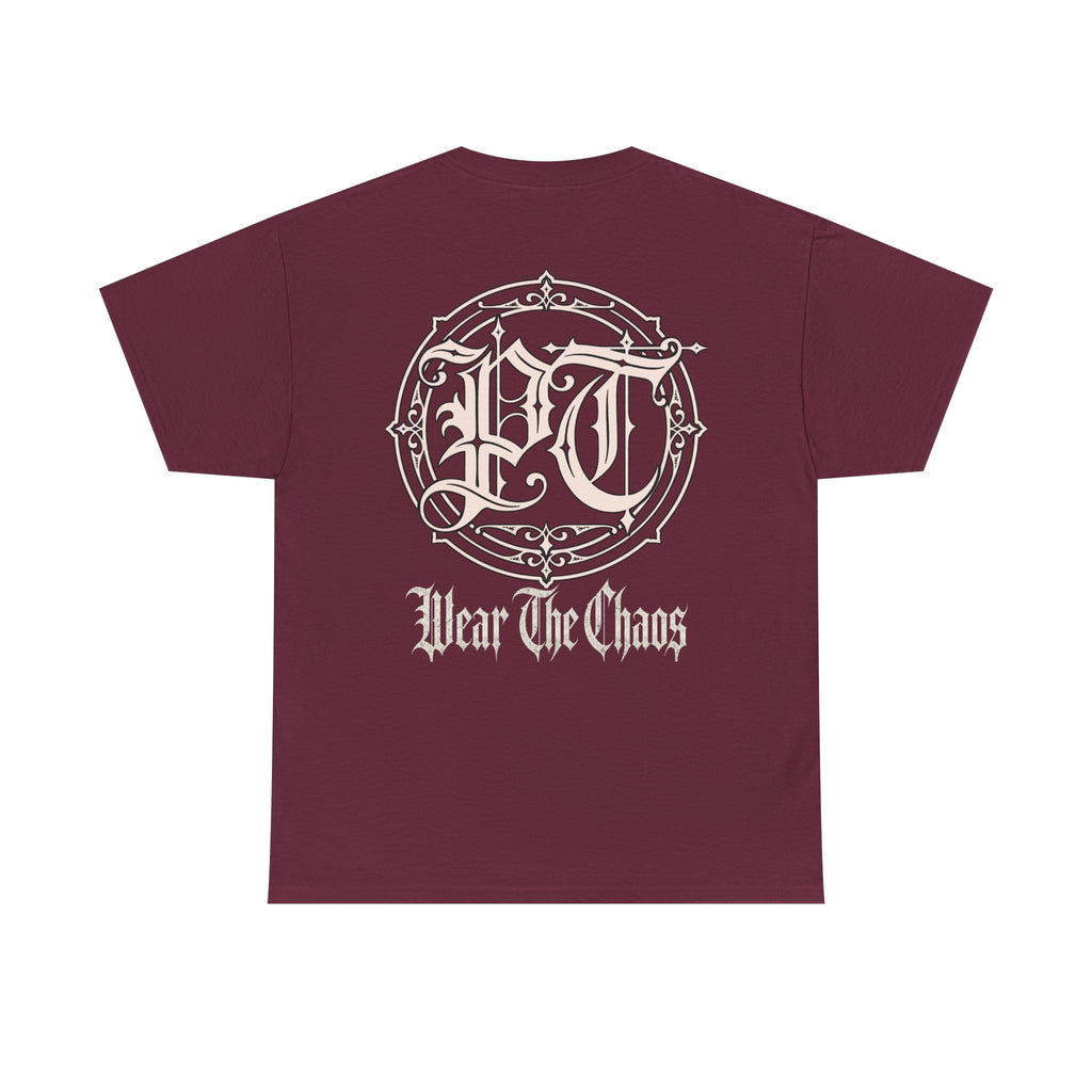 Wear The Chaos Graphic Tee — Gothic Logo Back Print