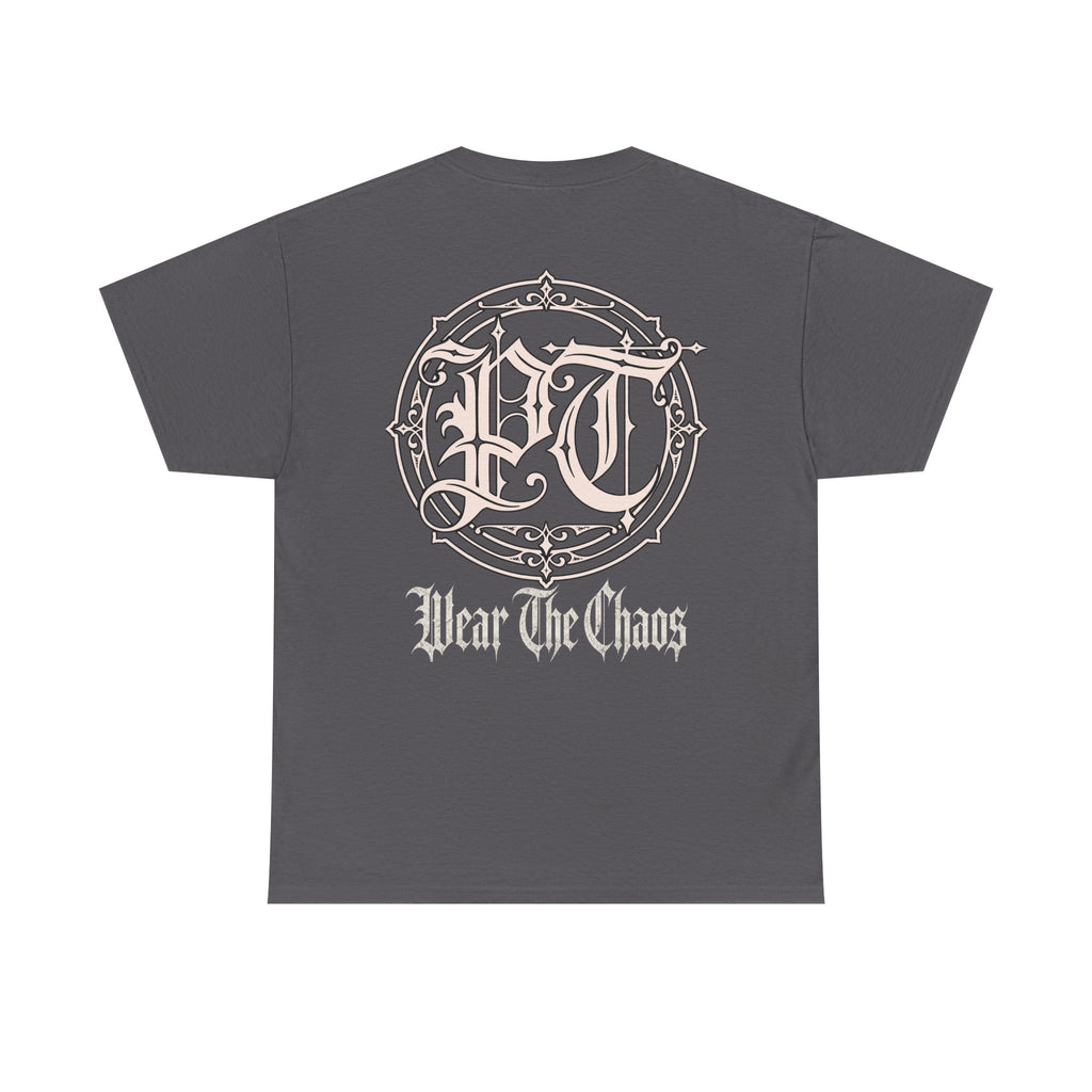 Wear The Chaos Graphic Tee — Gothic Logo Back Print