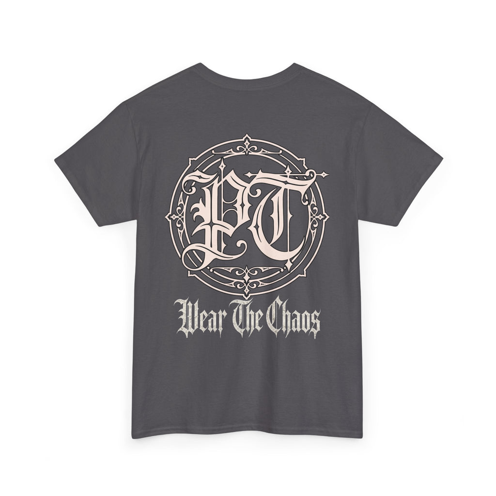 Wear The Chaos Graphic Tee — Gothic Logo Back Print