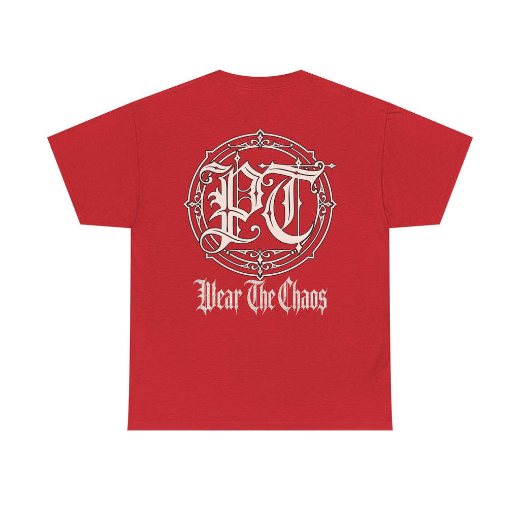 Wear The Chaos Graphic Tee — Gothic Logo Back Print