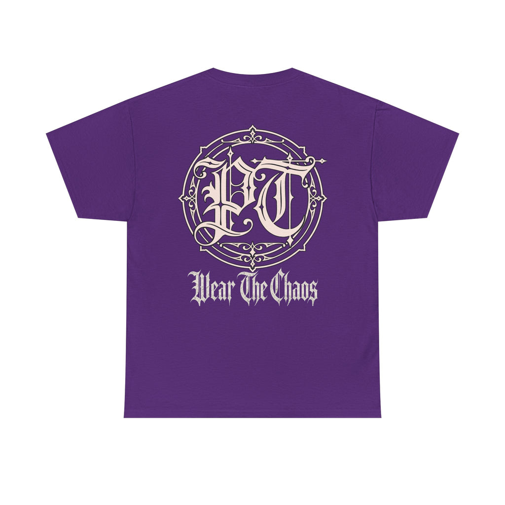 Wear The Chaos Graphic Tee — Gothic Logo Back Print
