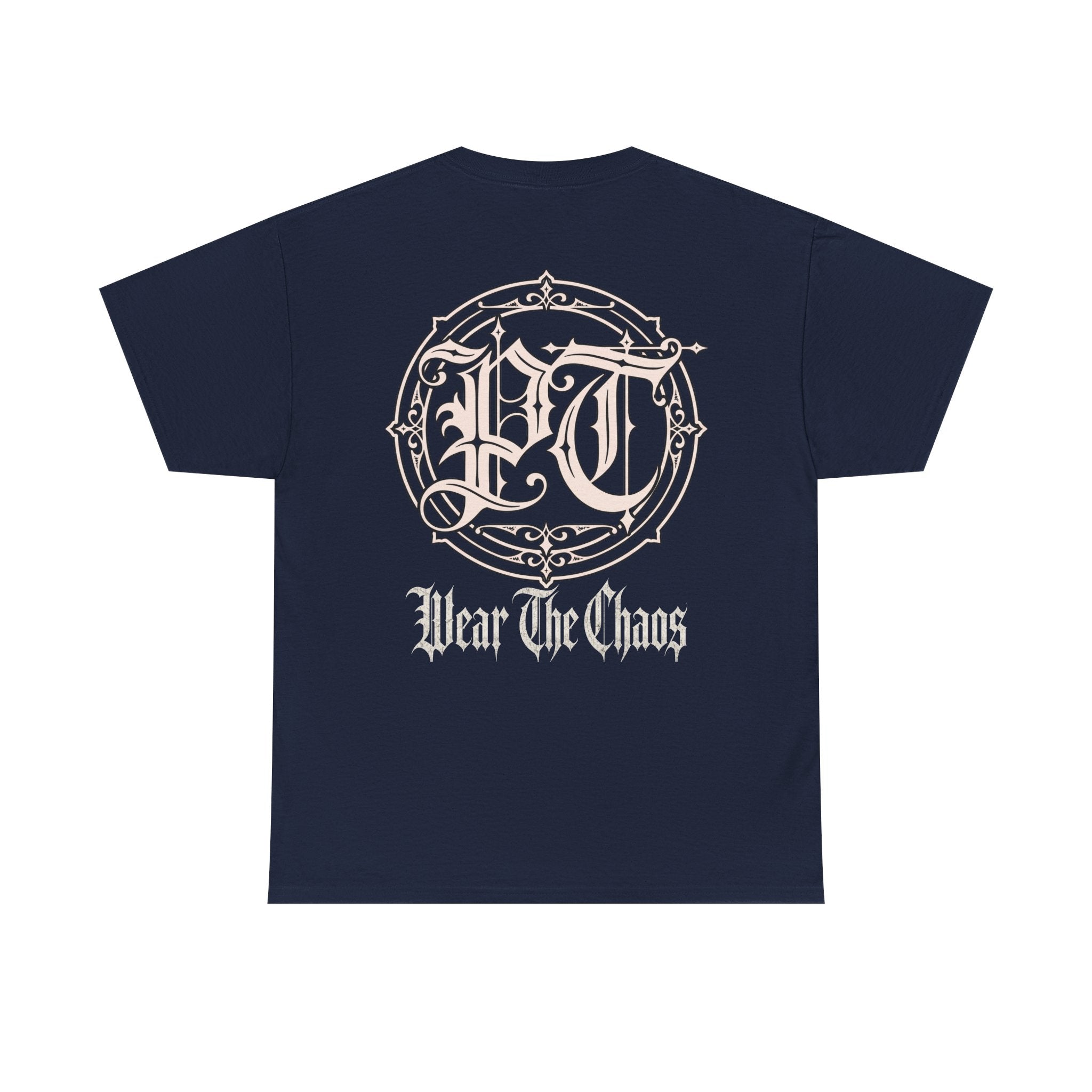 Wear The Chaos Graphic Tee — Gothic Logo Back Print