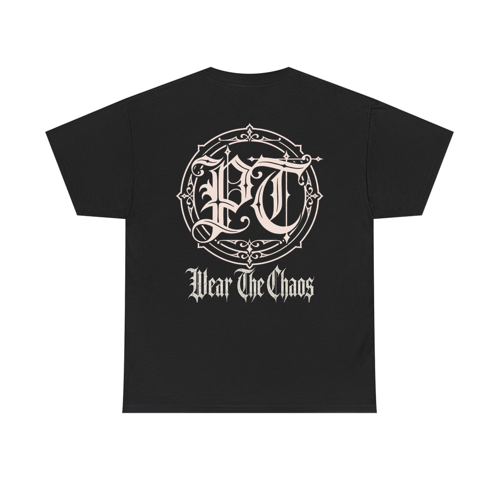 Wear The Chaos Graphic Tee — Gothic Logo Back Print